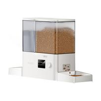 Rojeco New 2 in 1 Pet Water Fountain & Feeder WiFi (white), Fontanna/dozownik karmy 2 w 1 Rojeco WiFi Version (biały)