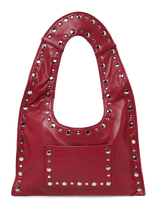 Gimaguas - Mini Franca Studded Shoulder Bag - Rankinė - Raudona
