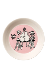 Arabia - Moomin Saucer 15Cm Love 30 - Lėkštė - Rožinė