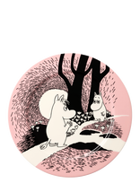 Arabia - Moomin Serving Plate 30Cm Love 30 - Serviravimo lėkštė - Rožinė