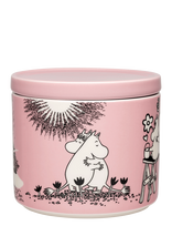 Arabia - Moomin Jar 0,7L Love 30 - Virtuvės stiklainis - Rožinė