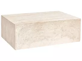 Kavos staliukas NOBRES 90 cm 66 cm travertino efektas
