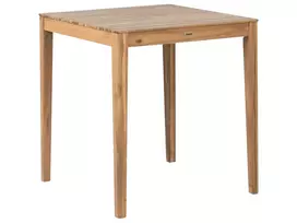 Bistro stalas CHIOGGIA 70 cm x 70 cm, sertifikuota akacijos mediena, šviesiai rudas