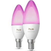 Philips Hue E14 3,7W RGBW B39 świeczka 2-pak 929004295302