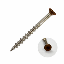 Fasadiniai medsraigčiai FASTSHIFTER, 4,3 x 45 mm, A2 nerūd. plieno, RAL8028, 200 vnt.