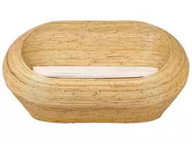 Sodo sofa 2 asmenims MAIORI natūralaus ratano