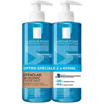 Veido priežiūros rinkinys La Roche-Posay Effaclar putojantis valomasis gelis, 400ml