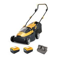 Akumuliatorinė vejapjovė STIGA Collector 140e Kit, 20V, 2x4Ah