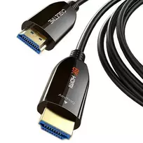 Aktyvus šviesolaidinis HDMI 2.1 laidas 20 m, 8K@60Hz, 48Gbps, auksuoti kontaktai