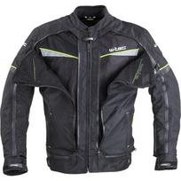 Vyriška motociklininko striukė W-TEC Progair - Juoda-fluo
