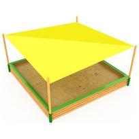 Medinė smėlio dėžė su stogeliu GT-0334