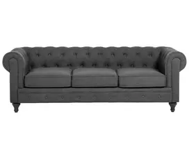 Trijų vietų sofa CHESTERFIELD Pilka