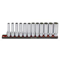 Galvučių komplektas Sonic Equipment 301204; 1/2''; 12 vnt.