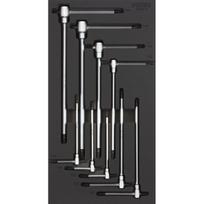 Įrankių komplektas Sonic Equipment 600914; 9 vnt.