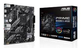 Mainboard|ASUS|AMD B550|SAM4|Micro-ATX|Memory DDR4|Memory slots 2|1xPCI-Express 3.0 1x|1xPCI-Express 3.0 16x|1xPCI-Express 4.0 16x|1xM.2|1xHDMI|1xDisplayPort|1xAudio-In|1xAudio-Out|1xMicrophone|2xUSB 2.0|4xUSB 3.2|1xPS/2|1xRJ45|PRIMEB550M-KARGB