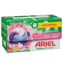Skalbimo kapsulės ARIEL FRESCOR FLORAL, 18 vnt.