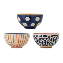 Skirta sriubai iš akmens masės maži dubenys 3 vnt. 550 ml Eviaya – Bloomingville