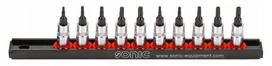 Sonic 101004son 10 vnt. Torx/torx Tamper antgalių rinkinys