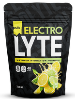 PULS NUTRITION Electrolyte Lemon-Lime milteliai, 240 g