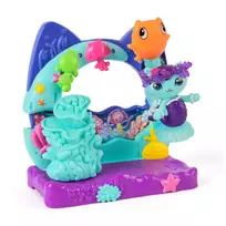 Gabby's Dollhouse: Filmas – MerCat Akvariumo Balkonas su figūrėle ir namelio aksesuarais, žaislai vaikams nuo 3 metų