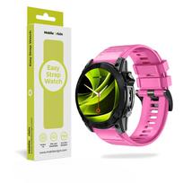 Mobile Origin Easy Strap Silicone for Garmin ES2, 20mm Pink