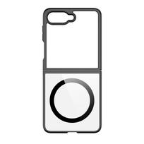 Dux Ducis Aimo Mag dėklas Samsung Galaxy Z Flip 8 suderinamas su MagSafe – juodos spalvos