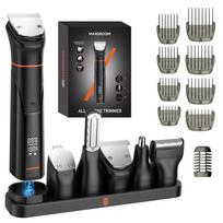 MAXGROOM JK-666 6-in-1 trimmer for beard, hair, body, nose and ears IPX6 – black