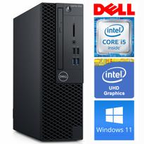Stacionarus kompiuteris Dell OptiPlex, atnaujintas i5-8400, 1 TB, DDR4 8GB, SSD 1 TB, Intel UHD Graphics 630 Dynamic, Windows 11 Pro 3060 SFF