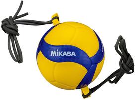 Tinklinio kamuolys Mikasa V300W-AT-TR, 5 dydis, mėlyna sp./geltona sp.