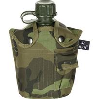Plastikinė gertuvė su dėklu MFH M 95 CZ Camo, 1 l
