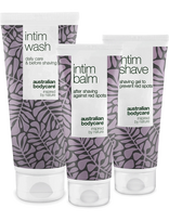 Australian Bodycare - 3 Shaving Products Against Red Spots After Intimate Shaving - 3 Pcs. - Odos priežiūros rinkinys - Nude