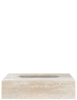 Mette Ditmer - Travertine Tissue Cover - Servetėlių žiedai ir laikikliai - Kreminė spalva