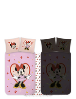 Minnie Mouse - Bed Linen Minnie 1932 Glow - 100X140 40X45 Cm - Patalynės komplektas - Marga / raštuota