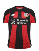 New Balance - Bayer 04 Leverkusen 26/27 Home Short Sleeve Jersey - Sportiniai futbolo marškinėliai - Juoda