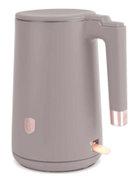 Berlingerhaus - Double Wall Kettle, Matt Taupe - Virdulys - Pilka