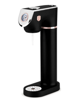 Berlingerhaus - Soda Maker With 2 Bottles And Barometer, Universal Co2 Cylinders Size, Black- Rose Gold - Soda Machines - Juoda