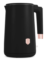 Berlingerhaus - Double Wall Kettle, Black- Rose Gold - Virdulys - Juoda