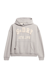 Superdry - Athletic Appliq Oversize Hood - Džemperis - Pilka