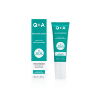 Q+A, Niacinamide Balancing SPF50 Apsauginis kremas nuo saulės probleminei odai, 50ml
