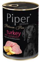 Šlapias šunų maistas Dolina Noteci & Piper Piper Animals Piper Platinum Pure Adult, kalakutiena, 0.4 kg