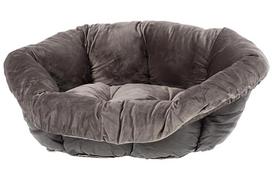 Gyvūnų guolių užvalkalas Ferplast Sofa' Prestige Cushion, pilkai ruda sp., 52 x 39 x 21 cm