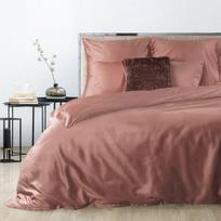Eurofirany satino medvilnės patalynės komplektas POS/Nova3, 220x200, 3 dalių, rožinis
