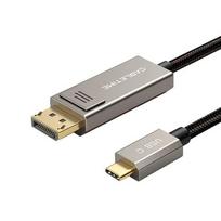 Kabelis Extra Digital 8K@60Hz CA914074 USB-C 3.2 Male (vyriška), DisplayPort 1.4 Male (vyriška), 2 m, juoda sp./pilka sp.