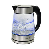 Elektrinis virdulys Huslog AK-0537, 1.7 l, sidabro sp./juoda sp.