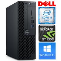 Stacionarus kompiuteris Dell OptiPlex, atnaujintas i5-8400, 256GB, DDR4 32GB, SSD 256GB, Nvidia GeForce GT1030 2GB GDDR5, Windows 11 Pro 3060 SFF