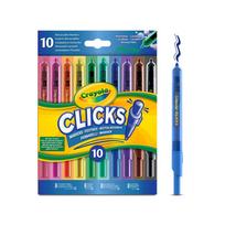 Flomasteriai Crayola Clicks, vienpusiai, 10 vnt.