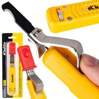 Keltin laidų izoliacijos nuėmimo įrankis K00062 8-28 mm, 190 mm, 120 g, tvirtas plastikinis korpusas, integruotas kabliukas