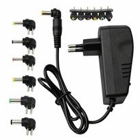 Universalus reguliuojamas maitinimo adapteris su 6 antgaliais, 3–12 V, 24 W