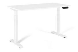 UNIQUE ACTIVE I Elektrinis stalas 140x70 cm Baltas