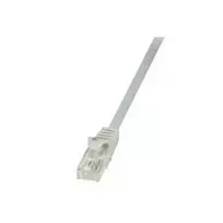 Tinklo kabelis LogiLink 3m RJ45 Cat6 U/UTP Pilka